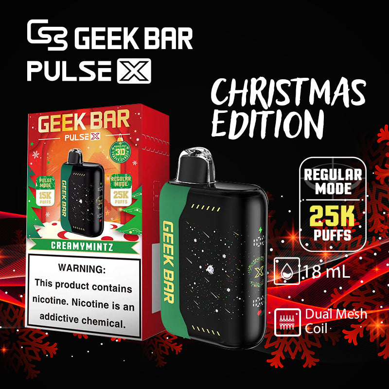 Geek bar pulse x 25k cgrustnas edition Edition|vape central wholesale|disposable vape|creamymintz