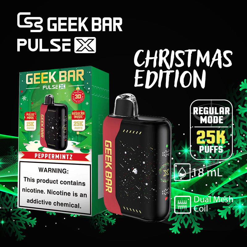 Geek bar pulse x 25k cgrustnas edition Edition|vape central wholesale|disposable vape|peppermintz