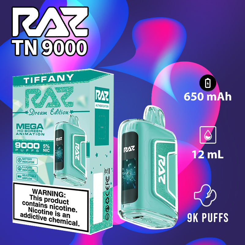 Raz tn9000|vape central wholesale|disposable|tiffany