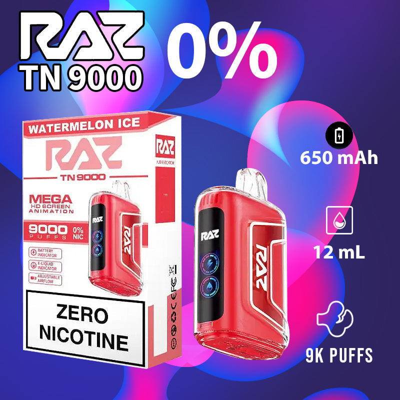 Raz tn9000|vape central wholesale|disposable|watermelon ice