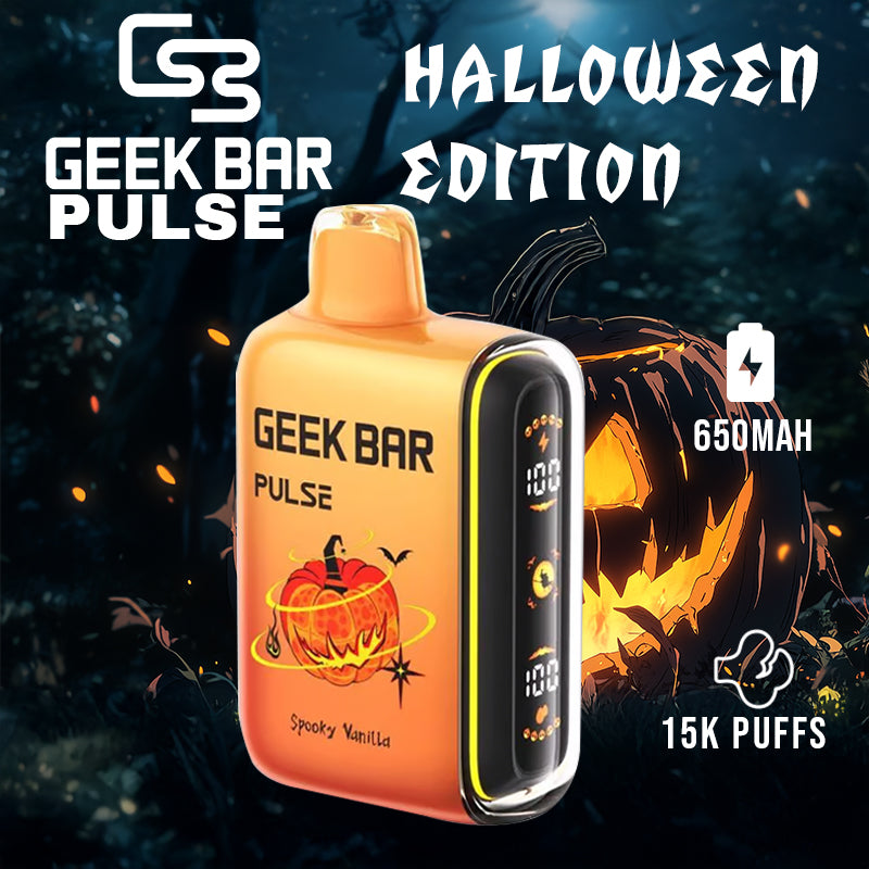 Geek bar Pulse 15k Halloween Edition|Vape central wholesale|Disposable|Spooky vanilla