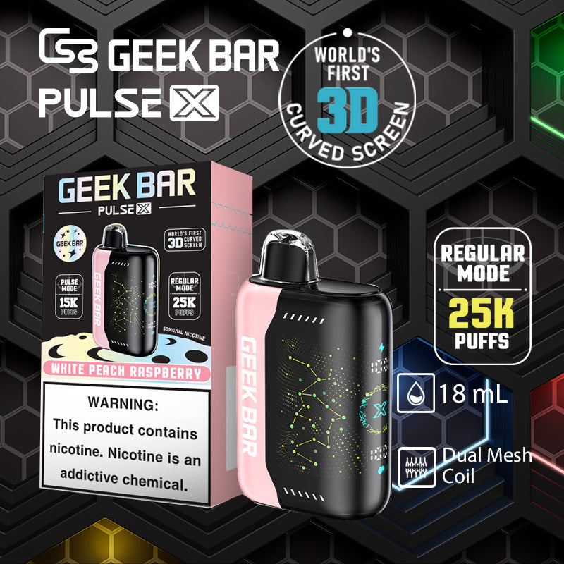 Geek bar pulse x 25k|vape central wholesale|disposable vape|white_peach_raspberry