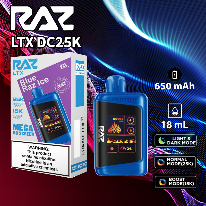 Raz LTX 25K |Vape central wholesale|disposable|wholesaler|blue raz ice