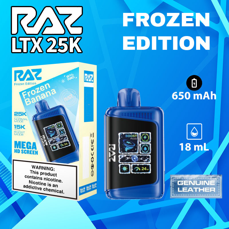 Raz LTX 25K |Vape central wholesale|disposable|wholesaler|frozen banana