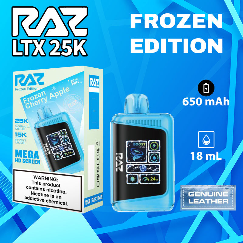 Raz LTX 25K |Vape central wholesale|disposable|wholesaler|frozen cherry apple