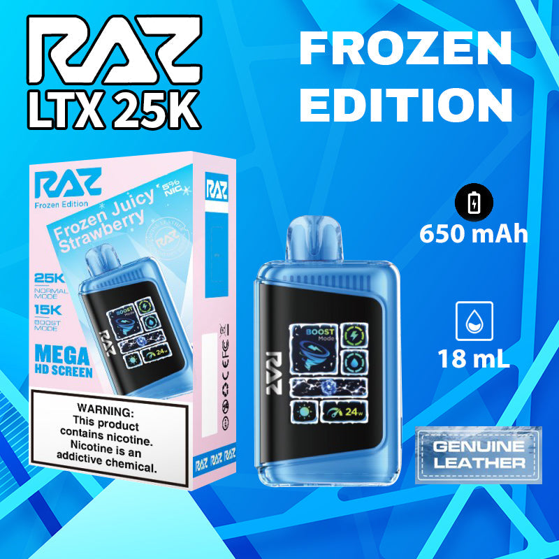 Raz LTX 25K |Vape central wholesale|disposable|wholesaler|frozen juicy strawberry