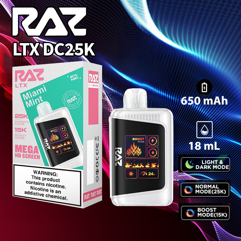 Raz LTX 25K |Vape central wholesale|disposable|wholesaler|miami mint