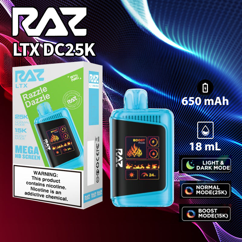 Raz LTX 25K |Vape central wholesale|disposable|wholesaler|razzle dazzle