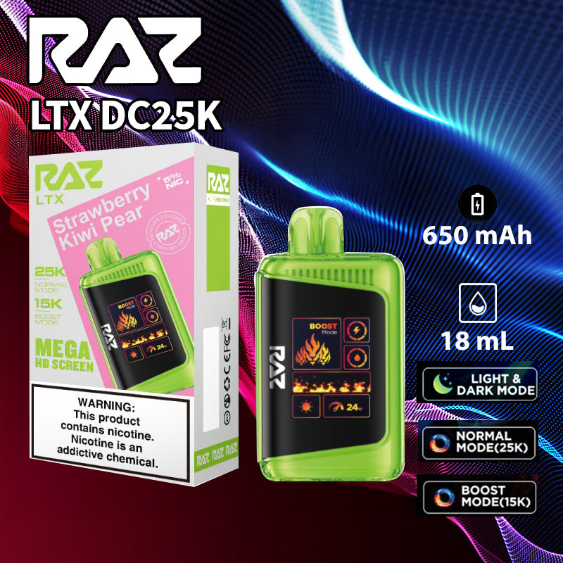 Raz LTX 25K |Vape central wholesale|disposable|wholesaler|strawberry kiwi pear