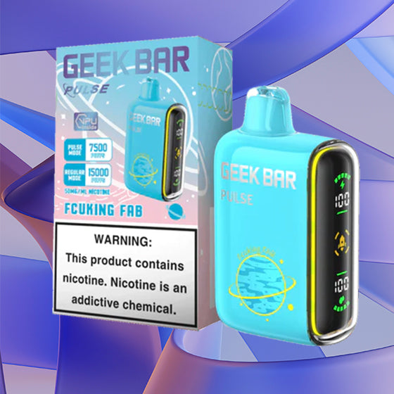 Geek Bar Pulse 15k| 5% Nicotine|Vape central wholesale|disposable|Geek Bar Pulse 15000|fcuking fab