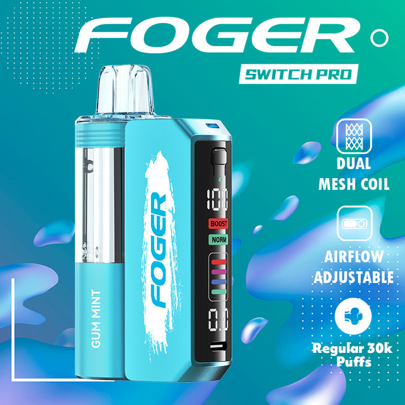 foger switch pro 30k|disposable vape|vape wholesale|vapes|disposables|Wholesaler|GUM MINT