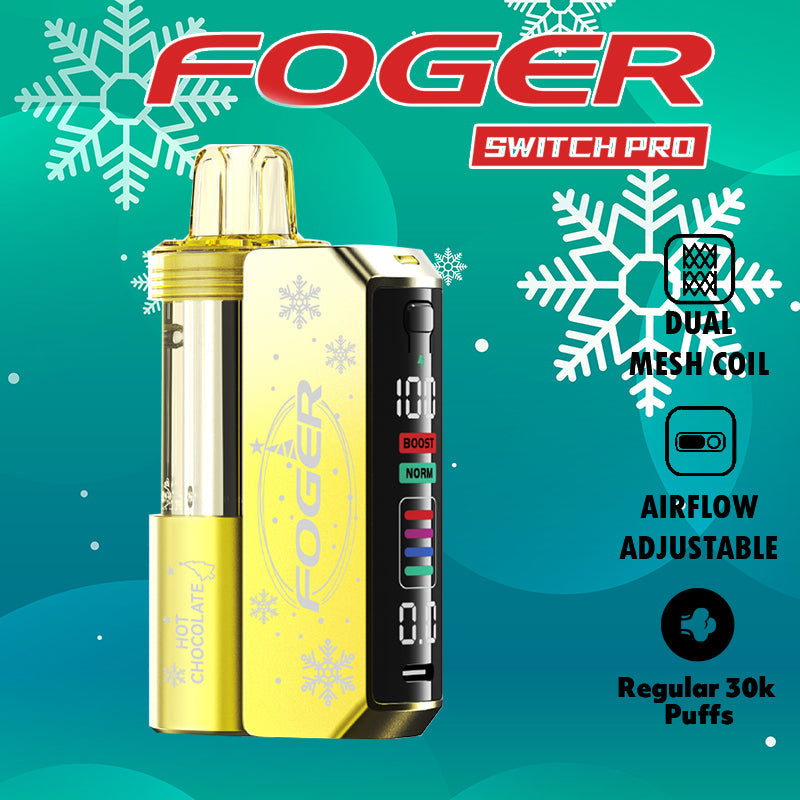 foger switch pro 30k|disposable vape|vape wholesale|vapes|disposables|Wholesaler| HOT CHOCOLATE |CHRISTMAS EDITION
