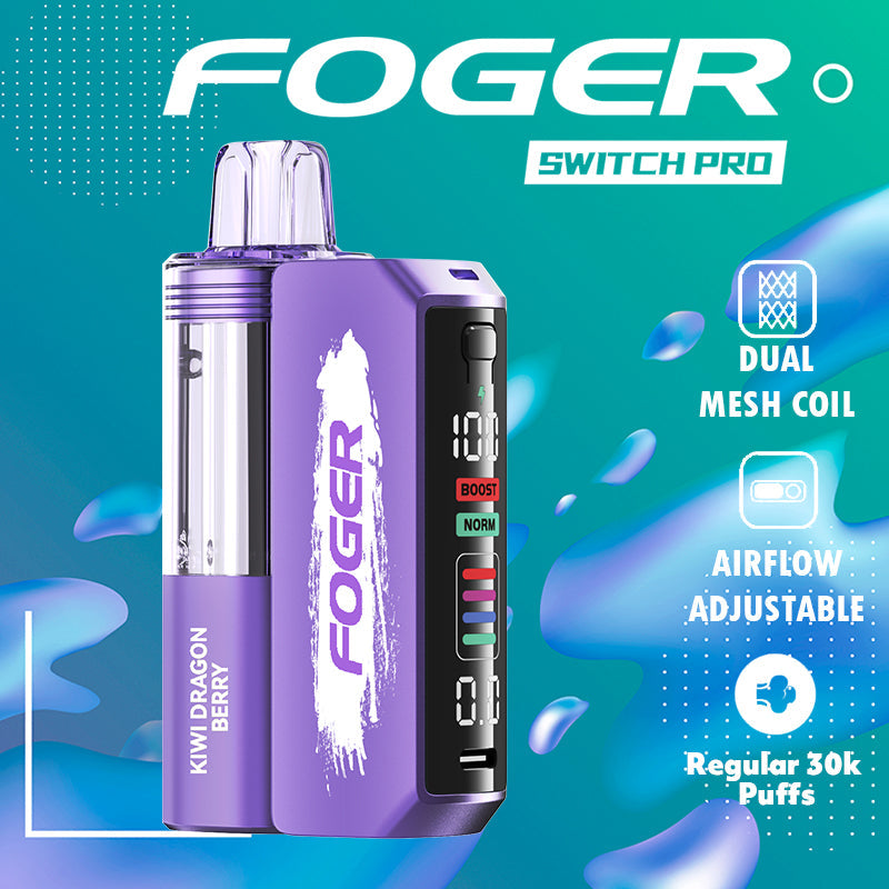 foger switch pro 30k|disposable vape|vape wholesale|vapes|disposables|Wholesaler|KIWI DRAGON BERRY