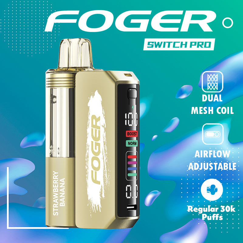 foger switch pro 30k|disposable vape|vape wholesale|vapes|disposables|Wholesaler|STRAWBERRY BANANA 